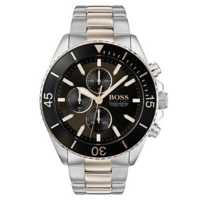 Hugo Boss Men's Watch Chronograph Ocean Edition Two Tone - HB1513705
